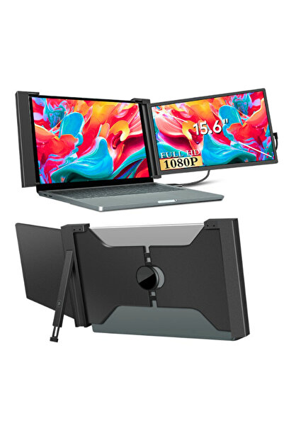 ULTRAX 15.6″ Tekli Taşınabilir Monitör Çoklu Ekran Fhd Notebook Monitör