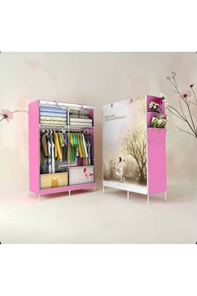 Vision Portable clothes organizer (wardrobe) - pink