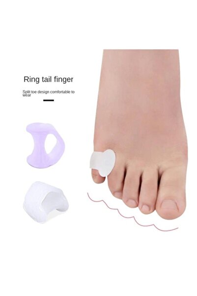 Bunionettes Ayak Serçe Parmak Yüzük Parmak Arası Makaralı Silikon