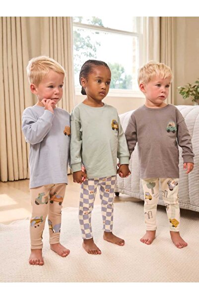 ciklet kids Σετ Πιτζάμες για Αγόρια 3 Τεμαχίων (Άνω & Κάτω Μέρος)