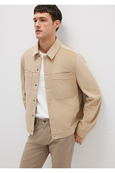 Mavi Black Cep Detaylı Bej Ceket Regular Fit / Normal Kesim 0110647-82044