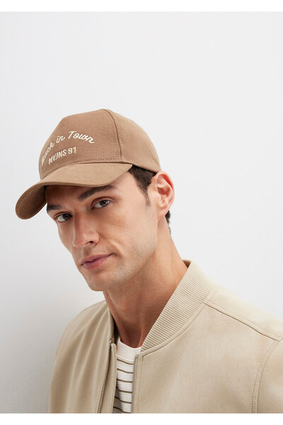 Mavi Back in Town Embroidered Brown Hat 0911883-70218