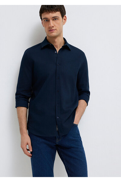 Mavi Lacivert Gömlek Slim Fit / Dar Kesim 0211656-80872
