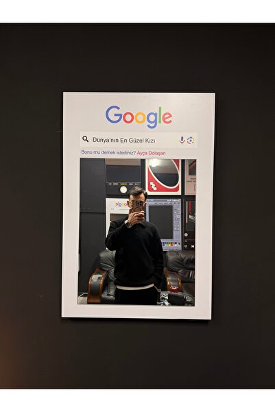 aurartdecor Google Tasarım Dekoratif Ayna
