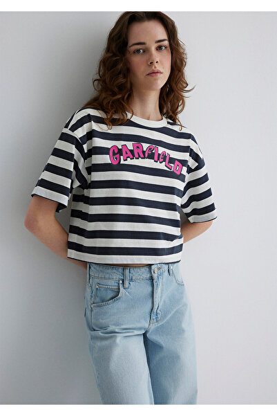 Mavi Μπλουζάκι Garfield με τύπωμα Navy Blue Regular Fit / Κανονική εφαρμογή 1...