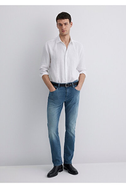 Mavi Marcus Lux Black Misty Indigo Blue Jean Παντελόνι 0035189560