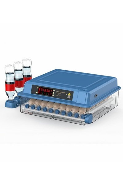 Hype Store Epilons Tam Otomatik Kuluçka Makinesi, 60 Yumurta Kapasiteli, LCD ...