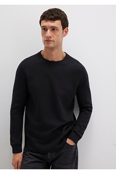 Mavi Černé Slim Fit tričko s dlouhým rukávem -0610106-900