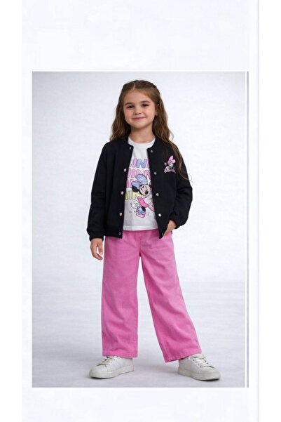 Store KIZ MİNNİE NAKIŞ SÜSLEMELİ 3'LÜ TAKIM