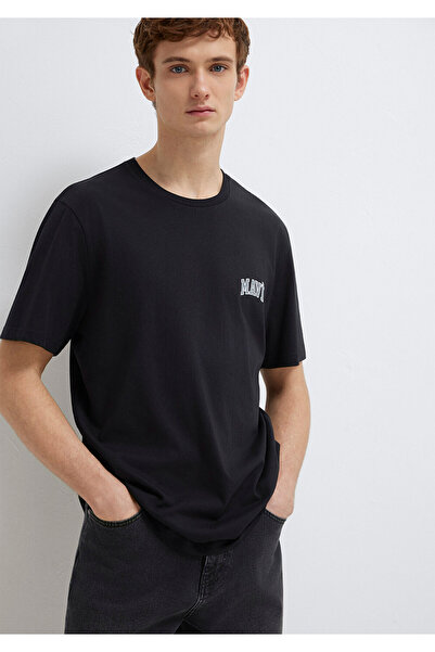 Mavi Schwarzes T-Shirt mit Logo-Aufdruck Regular Fit / Regular Fit0611714-900