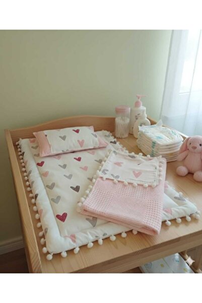 Wenaris طقم حفاضات أطفال مع بطانية، وسادة، وسادة أطفال، حديثي الولادة، مهد، م...