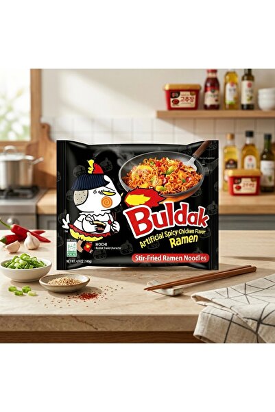 buldak Orijinal Acili Ramen KORE HELAL DAMGALI