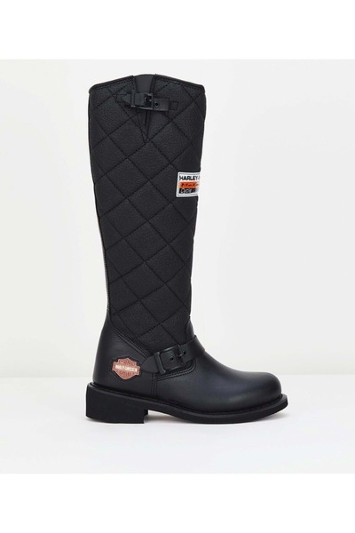 Harley Davidson Dámské černé kozačky