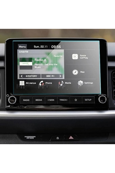 Mobilite Kia Stonic Compatible 8 Inch Multimedia Navigation 9H Nano Screen Pr...