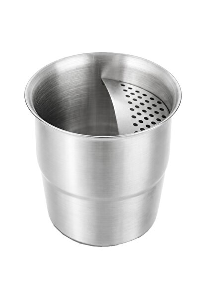 PUFO Shaker din sticlă și metal cu sită integrată – Accesoriu profesional pen...