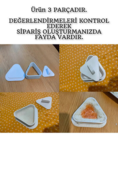 Şişe Deposu Onigiri Şekillendirici, Onigiri Yapma Aleti - 3D BASKI