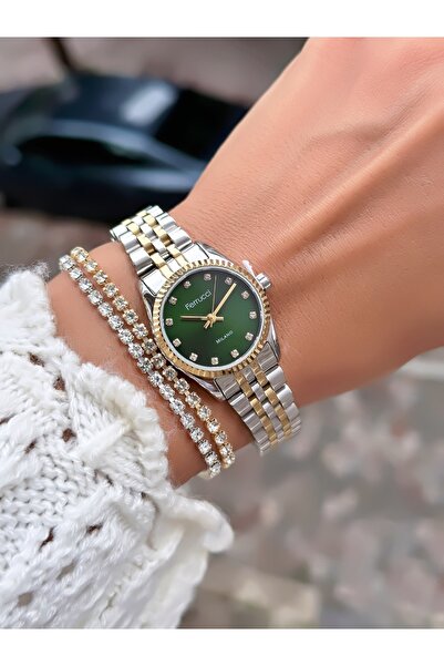 Ferrucci ÇELİK KORDON MİNİMAL KASA KADIN KOL SAATİ 3 ATM SU GEÇİRMEZ 2 YIL GA...