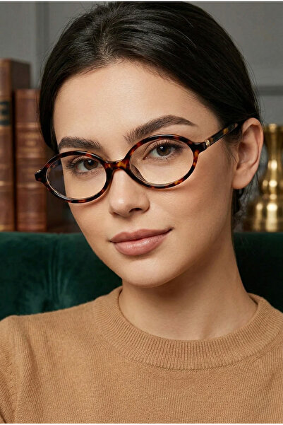 MONAL Miuw Oval Frame Blue Light Protection Screen Glasses Optical Compatible...