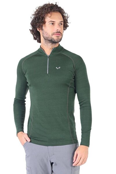 Hedef Woolona Astro Uzun Kollu Yarım Fermuarlı Yün Termal İçlik