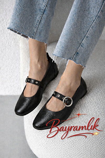 Bermody Viena Γυναικεία λουστρίνια ελαφριά άνετη σόλα, κομψά Με αγκράφα παπού...