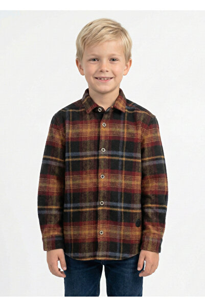 Doctor junior قميص الحطاب البرتقالي للأولاد