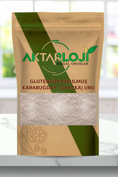 aktarloji 1 Kg Glutensiz Kavrulmuş Karabuğday Unu / Greçka Unu / Kara Buğday ...