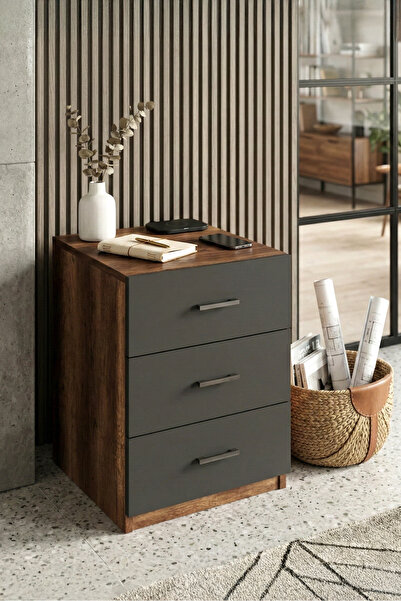 Yurudesign Vario C Ofis 3 Lü Keson Barok-Antrasit