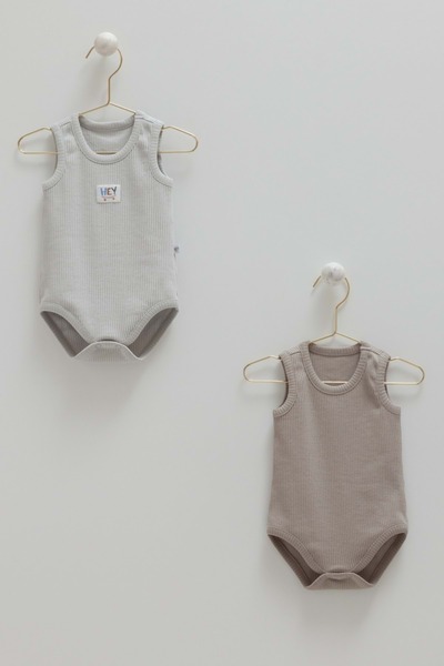 Caramell Basic Kaşkorse Sleeveless Double Body Gray