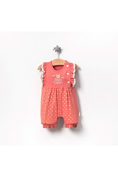 Jolly Joy Little Sister Girls' Jumpsuit Pomegranate Flower