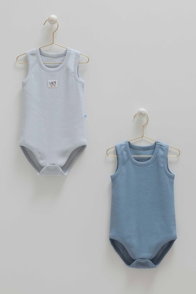Caramell Basic Kaşkorse Sleeveless Double-Straight Body Blue