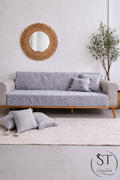 Shopyteks مانع للانزلاق فليس ويلسوفت غطاء أريكة غطاء أريكة وسرير قابل للتحويل...