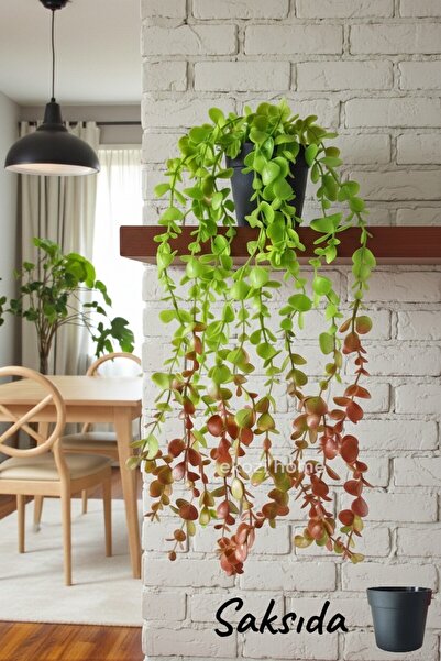 Ekozi Home Yapay Bitki Okaliptus Çiçeği 55 Cm 9 Dal