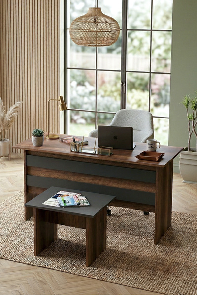 Yurudesign Vario AB Ofis Büro Masa Takımı Barok-Antrasit