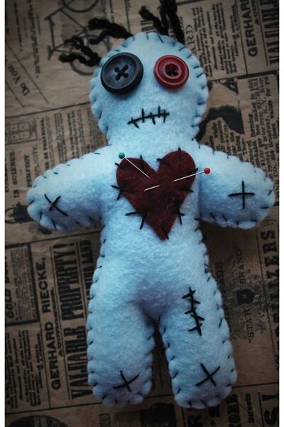 PİRAMİGO Voodoo Doll Bebek Renkli Karışım Ilkel Bebek Zombi Bebek Vudu Düğünü...