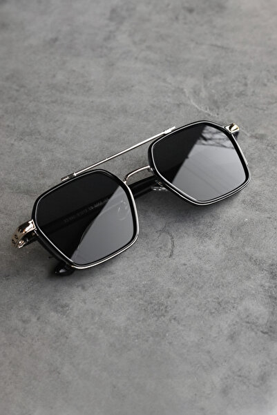 Roger Bacon نظارات شمسية للرجال طراز بايلوت للحماية من الأشعة فوق البنفسجية 400