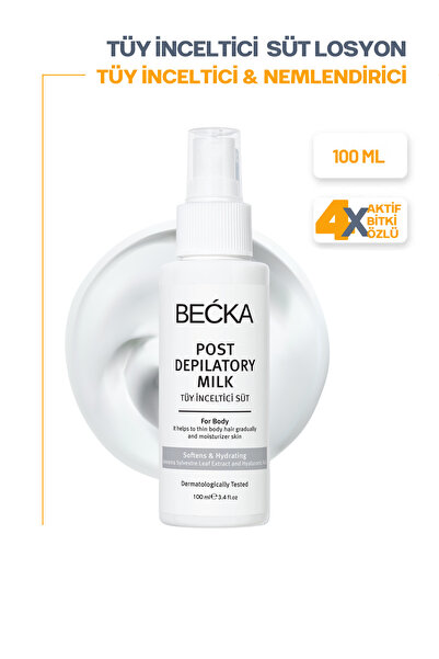 BECKA Tüy Inceltıci, Azaltıcı Ve Nemlendirici Süt Gymnema Sylvestre & Hyaluro...