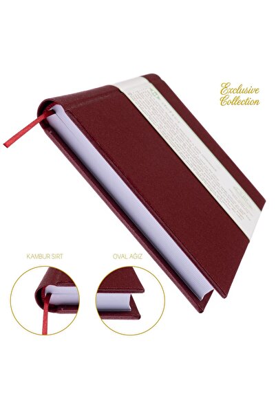 BİDEFTER Striped Notebook - 100% Handmade, Hand-Stitched (Thread Stitching) G...