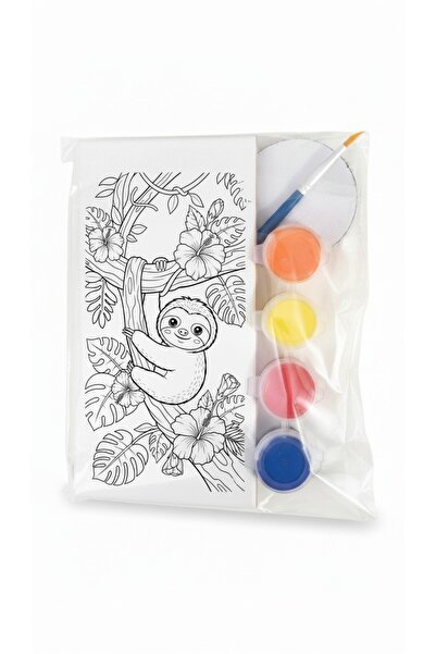 sharp&art Çini Boyama, Karo Üzerine Hayvanlar Serisi Boyama Seti, Çocuklar Ma...