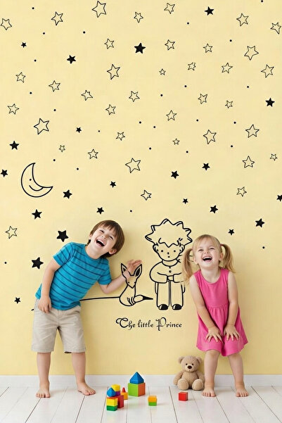 KT Decor ملصق حائط مشهور على شكل كتاب حكاية الأمير الصغير فوكس