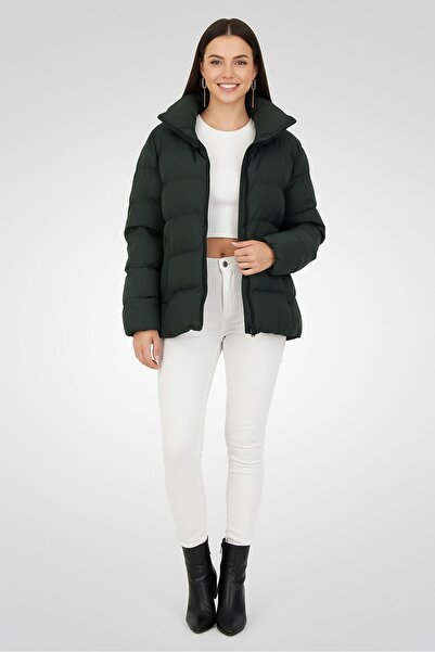 Geox Women Quilted Puffer Jacket, Green