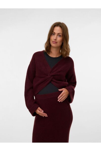 Mama Licious Gestricktes Oberteil Umstands-strickpullover