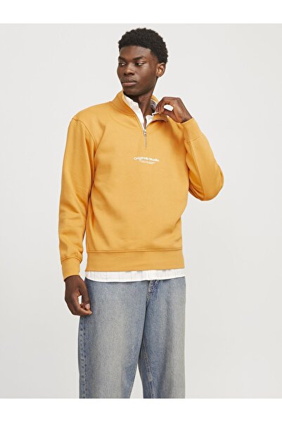 Jack & Jones Poloviční zip Text Poloviční zip