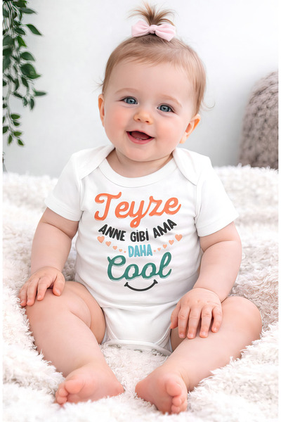 CACTUS COLLECTION Auntie-Like but Cooler Than Mothers Baby Bodysuit