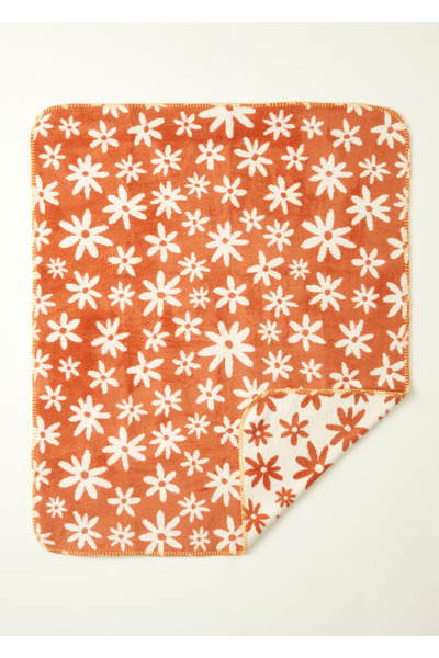 Bella Maison Freya Pamuklu Bebek Battaniyesi Kiremit (100x120 cm)