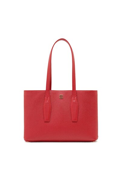 Desa Drake Kırmızı Kadın Deri Omuz Çantası