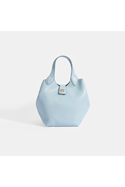 Desa Kadın Mavi Deri Omuz Çantası