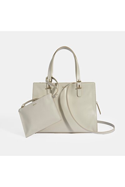 Desa Kadın Beyaz Deri Omuz Çantası