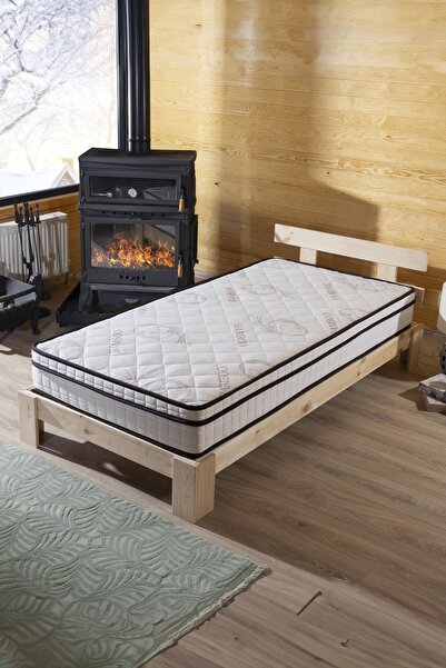 MUBO Full Ortopedik Bamboo Ekstra Yaylı Yatak 20cm Özel Ölçü Seçenekli