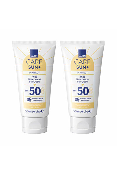 AVON Oil-Free Protective Sun Cream for Face Spf 50 2 Pcs 50 ml