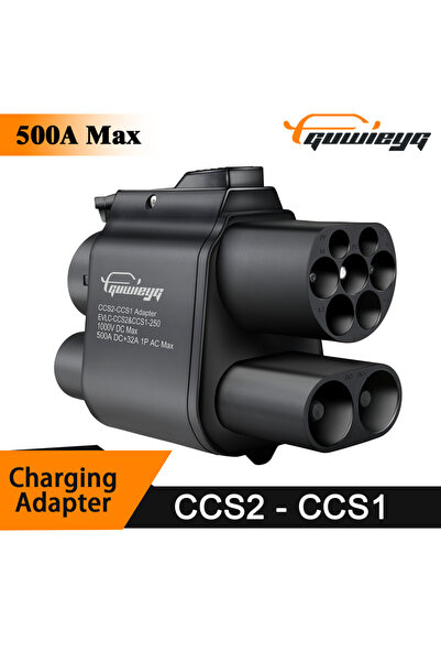 Choice محول GUWIEYG من CCS2 إلى CCS1 بقدرة 500 أمبير و500 كيلوواط، من CCS2 إل...